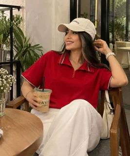 وست پولو دورنگ زنانه کراپ